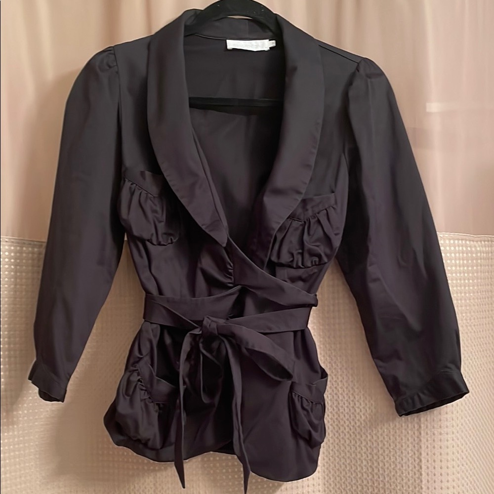 Anne Fontaine Elegant Black “Rosemarie” Women's Jacket , Sz 38